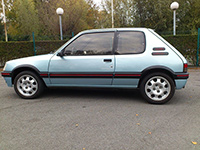 Restauration Peugeot 205 GTi